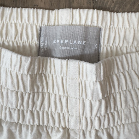 Everlane Organic Cotton White Wide-Leg Pants - Picture 10 of 11